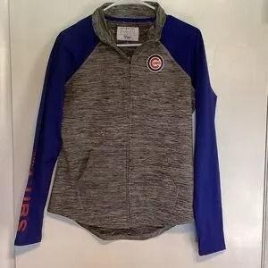 Chicago Cubs Gray and Blue Jacket Small NWOT